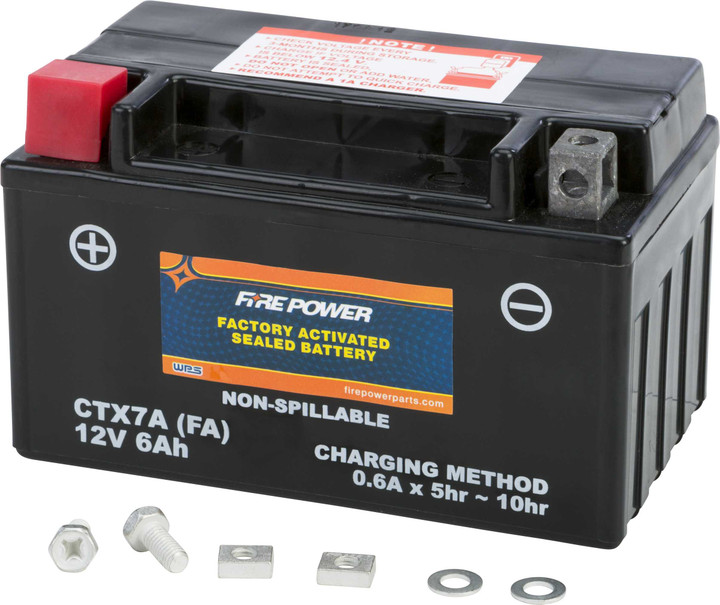 FIRE POWER Battery Ctx7A Sealed Factory Activated CTX7A-BS(FA)
