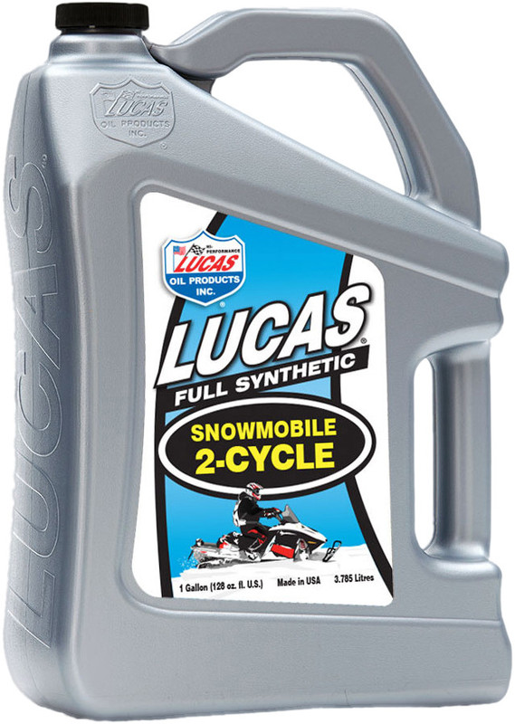 LUCAS Synthetic Snow Motor Oil 2T 1 Gal (4/Case  Sold Ea) 10847