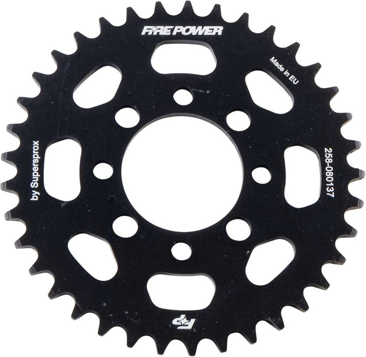 FIRE POWER Rear Sprocket Aluminum 37T Blk FPA-801-37-BLK