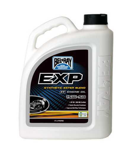 BEL-RAY Exp Semi-Syn Ester Oil 15W50 4L (4/Case Sold Ea) 99130-B4LW