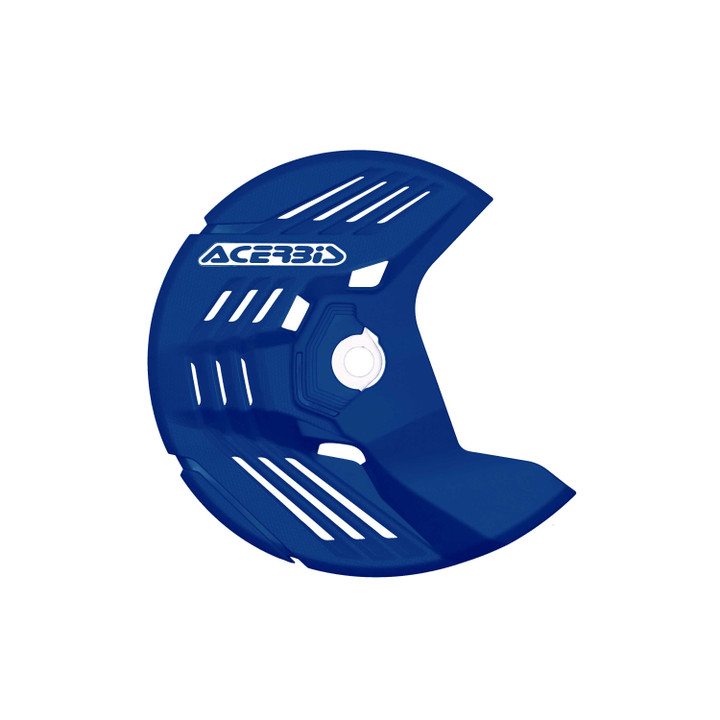 ACERBIS Linear Front Disc Cover Hon/Kaw/Sher/Yam Blu 2985050003