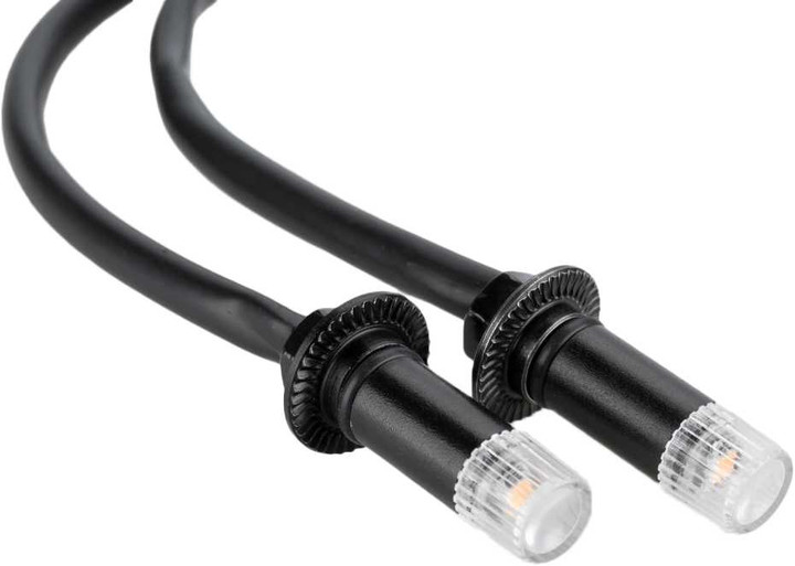 PUIG Tab Turn Signals Black W/Clear Lens 21749N
