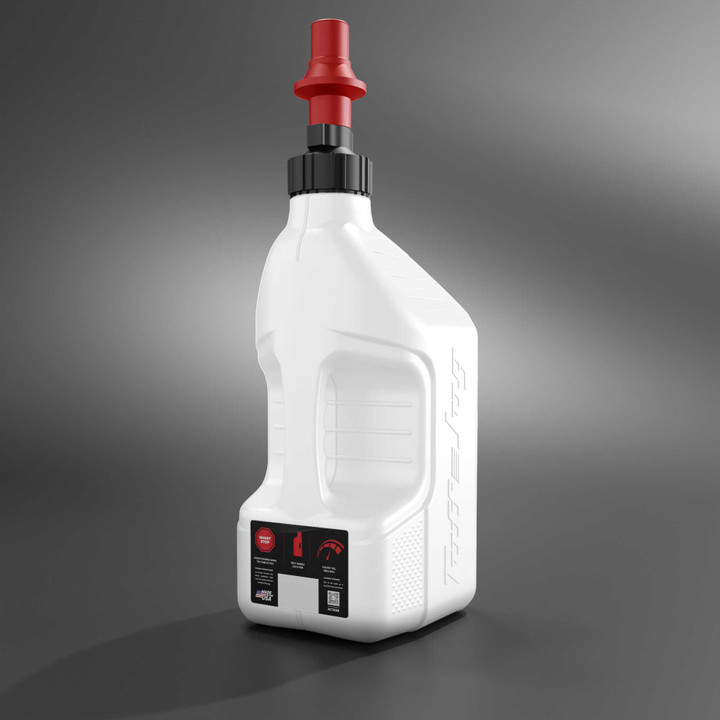 TUFF JUG Utility Container White W/ Red Cap 2.5 Gal WURRVS10