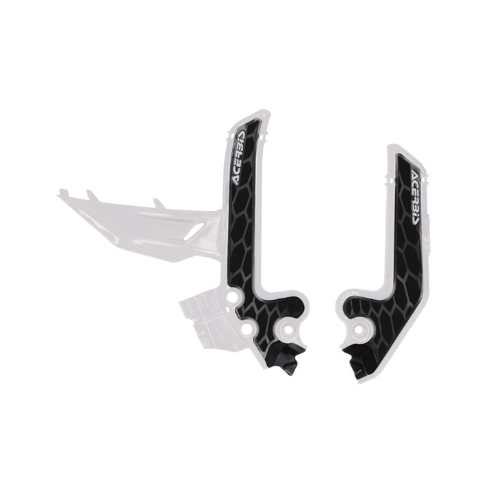 ACERBIS Frame Guards Ktm/Gas White/Black 2986891035
