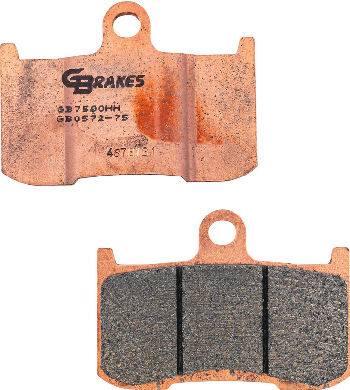 GBRAKES Brake Pads Sintered Ceramic GB0572-75