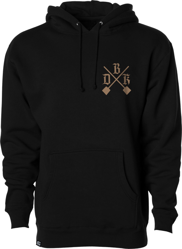 DBK Camo Shovels Hoodie Black Md AH-CAMOSHOVEL-M