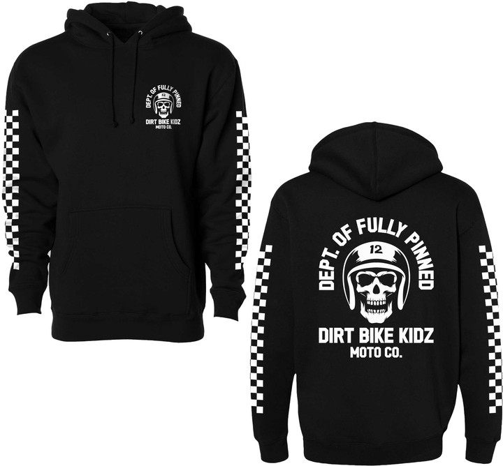 DBK Fully Pinned Hoodie Black 2X AH-FPINNED-2X