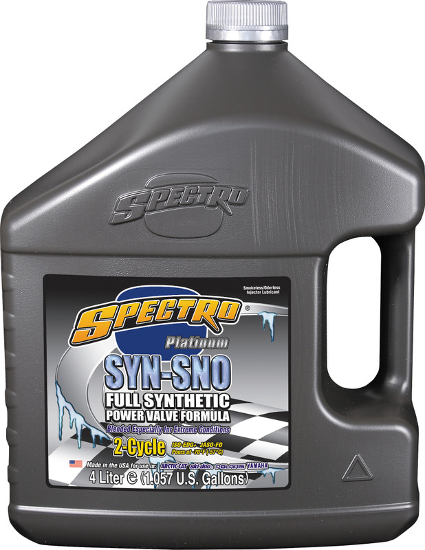 SPECTRO Platinum Syn Powervalve Oil 2T 1Gal Snow 310343