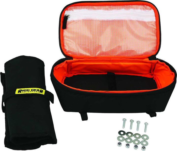 NELSON-RIGG Rear Fender Bag With Tool Roll 3L Black RG-025R