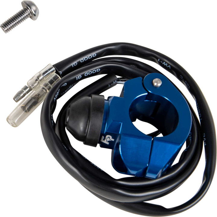 FIRE POWER Kill Switch Single Bolt Clamp Blue KS-02 BLUE
