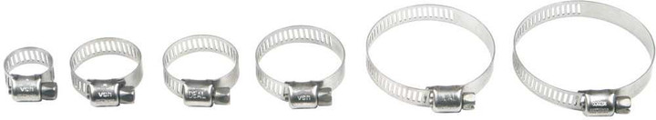 HELIX Stainless Steel Hose Clamps 58-83Mm 10/Pk 111-6244