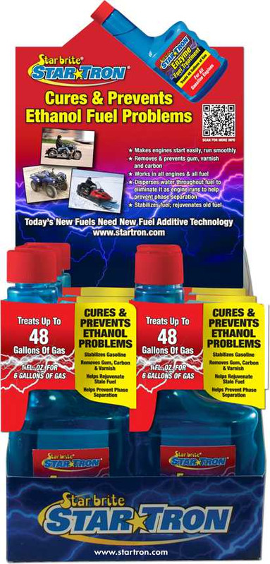 STAR BRITE Enzyme Fuel Treatment 8Oz 6/Pk W/Counter Display 14616