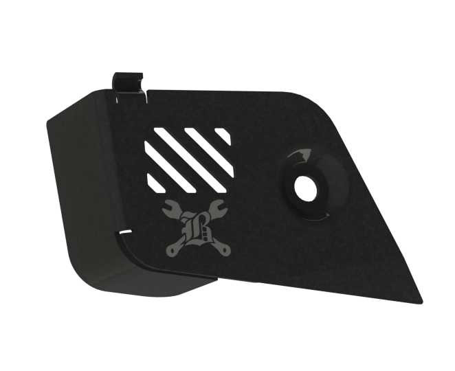BURLY BRAND Rear Brake Reservior Cvr Black B10-3002B