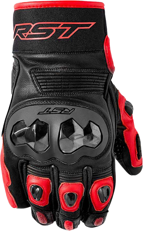 RST Freestyle 3 D3O Glove Black/Red Leather 2Xl 103668RED-12