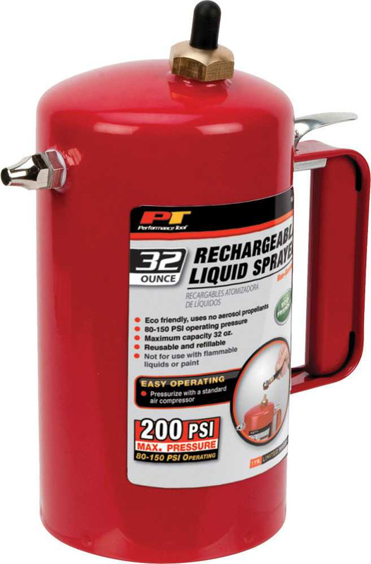 PERFORMANCE TOOL Non-Aerosol Spray Tank 32 Oz M715
