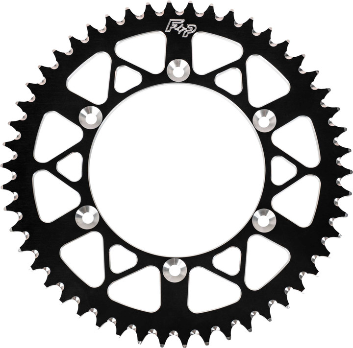 FIRE POWER Rear Sprocket Aluminum 53T-520 Blk Hon/Yam 208-53 BLK