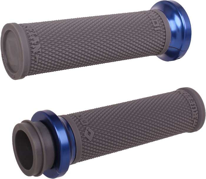 ODI Rufian Grips Indian Tbw 1" Graphite/Blue V30ITWH-U