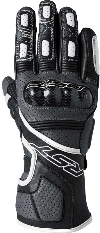 RST Fulcrum Ce Glove Grey/White/Black Sm 103179WHI-08
