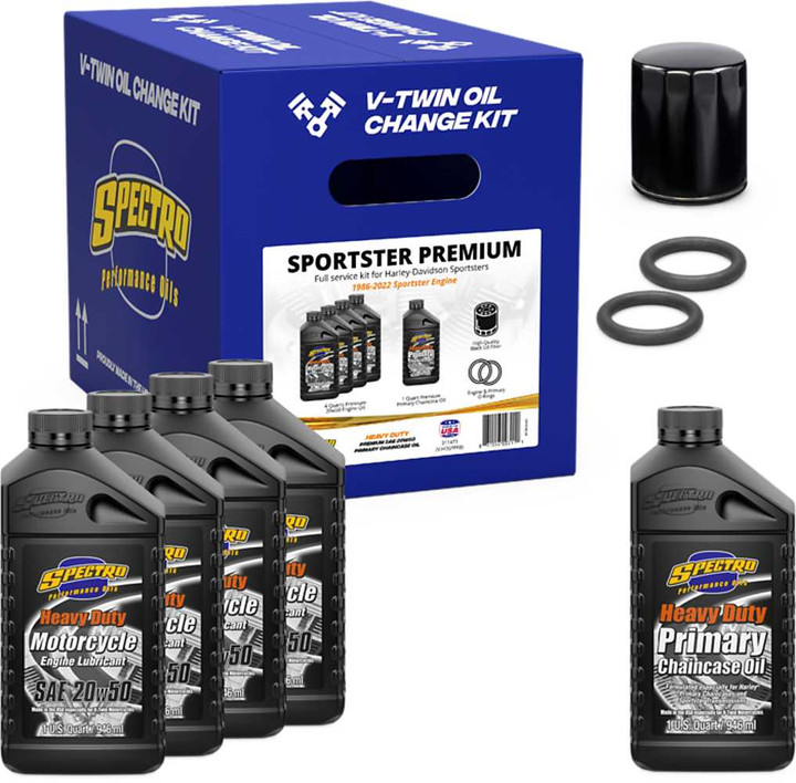 SPECTRO V-Twin Full Oil Service Kit Xl Premium 311473