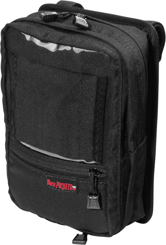 MOTO POCKETS Utility Bar Bag Black 7.5X10.5X3 40003BLK