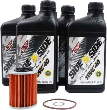 KLOTZ Sidexside Oil Change Kit 10W40 /W Oil Filter Can KU-104
