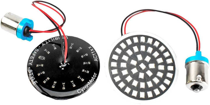 CYRON Led Turn Signal Inserts Hd 2" 1156 Red AC1156AR