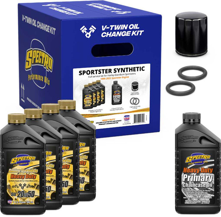 SPECTRO V-Twin Full Oil Service Kit Xl Synthetic 311472
