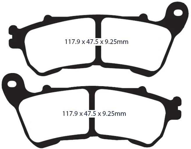 LYNDALL BRAKES Brake Pad Gold+ Front `14-Up Sportster 7236-G