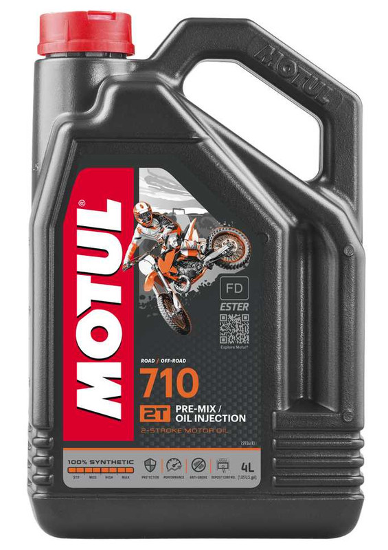 MOTUL 710 Racing Premix Oil 2T 4-1 1L 104035