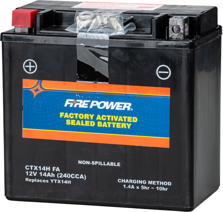 FIRE POWER Battery Ctx14H Sealed Factory Activated CTX14H (FA)