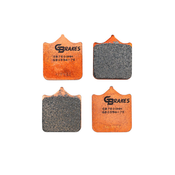 GBRAKES Brake Pads Sintered Ceramic GB0594-75