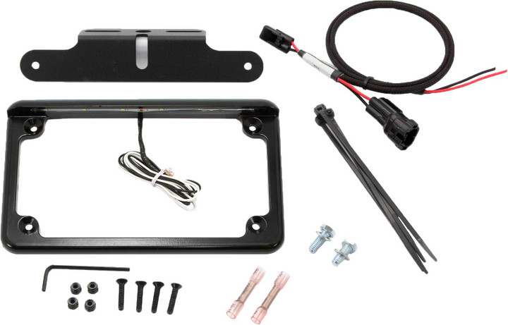 XTC POWER PRODUCTS License Plate W/ Led CFM-U10-LF6BK
