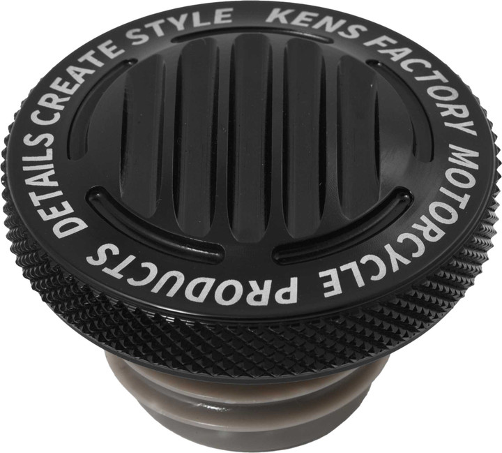 KENS FACTORY Nl Gas Cap Finned Black Rachet Screw Rh KFC-10
