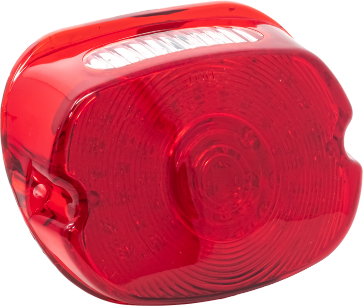 LETRIC LIGHTING CO Slantback Low Pro Led Red Lens  Tailight Fxlrst Only LLC-SLTL-R-ST