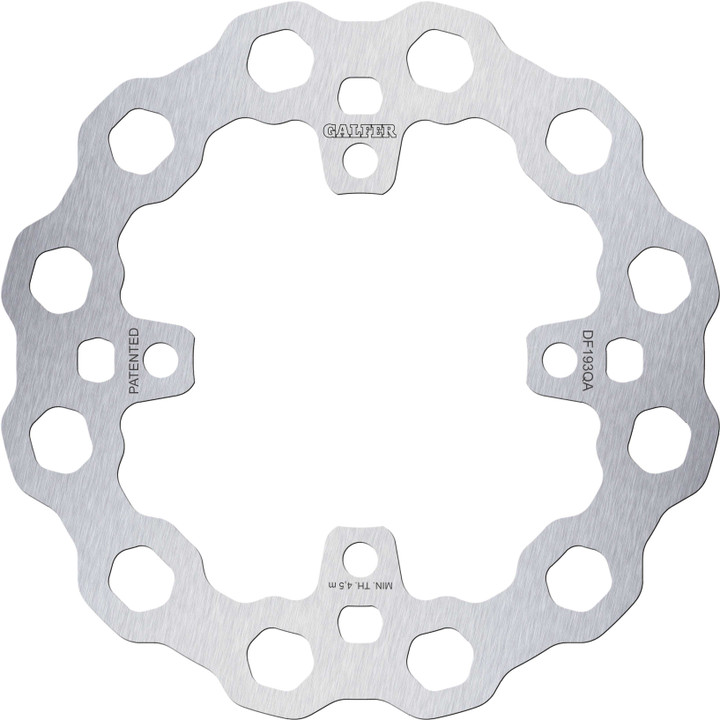 GALFER Brake Rotor Cubiq Fixed Rear Without Milling DF193QA