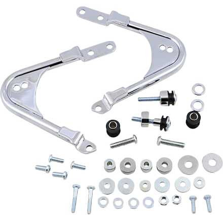 COBRA Rear Docking Kit Chrome Flh/Flt 97-08 602-2103