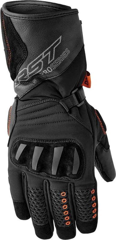 RST Artic D3O Waterproof Glove Black Textile Sm 103664BLK-08