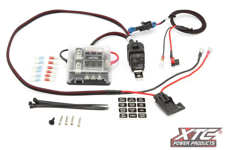 XTC POWER PRODUCTS Plug N Play Keyed Fuse Box 35 Amp Circuit Roxor PCS-F1-FB6