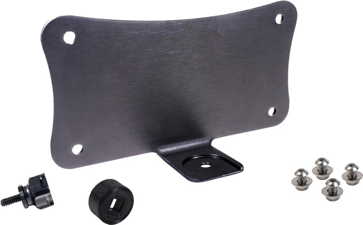 HOFMANN DESIGNS Upright License Plate Mount Black HDB1060B