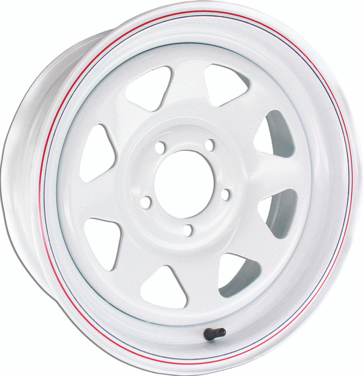 AWC 8 Spoke Steel Trailer Wheel 13"X4.5" 2034512-W