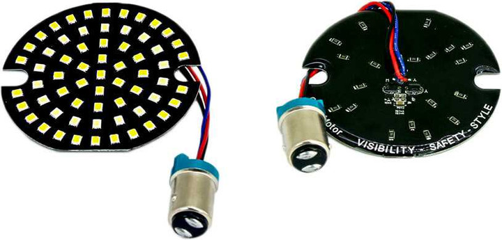 CYRON Led Turn Signal Inserts 3" 1157 Wht Halo Amber AC1157PFAW