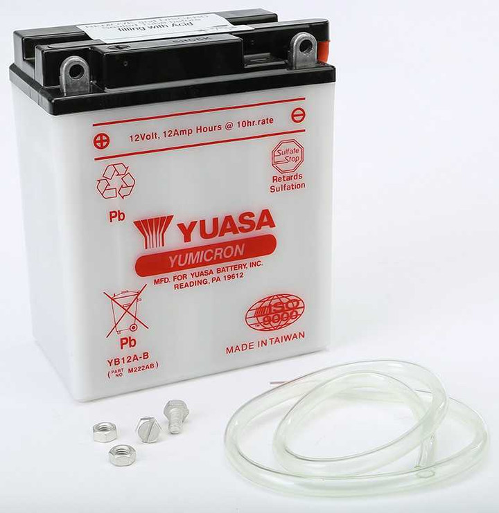 YUASA Battery Yb12A-B Conventional YUAM222AB