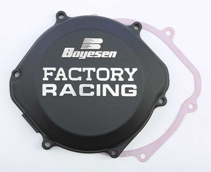BOYESEN Factory Racing Clutch Cover Black CC-02B
