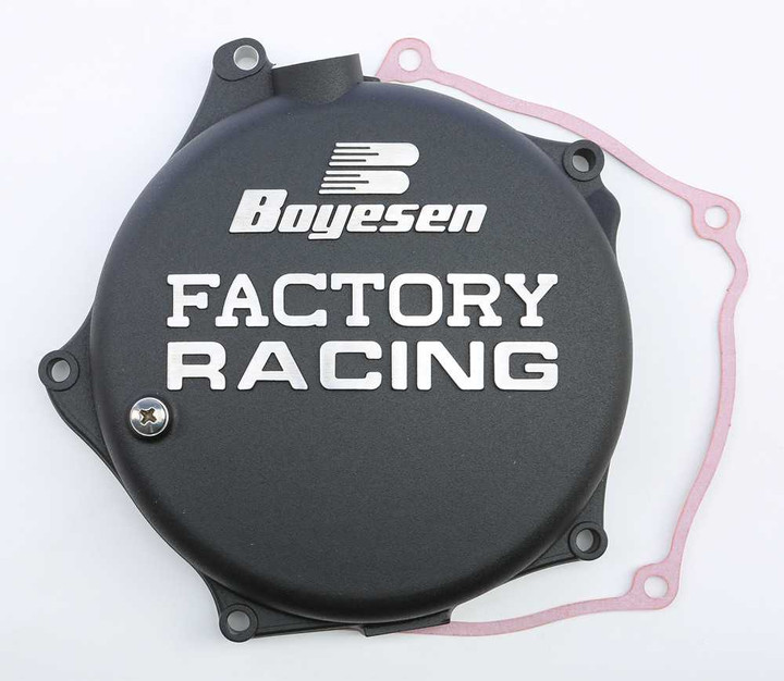 BOYESEN Factory Racing Clutch Cover Black CC-17B