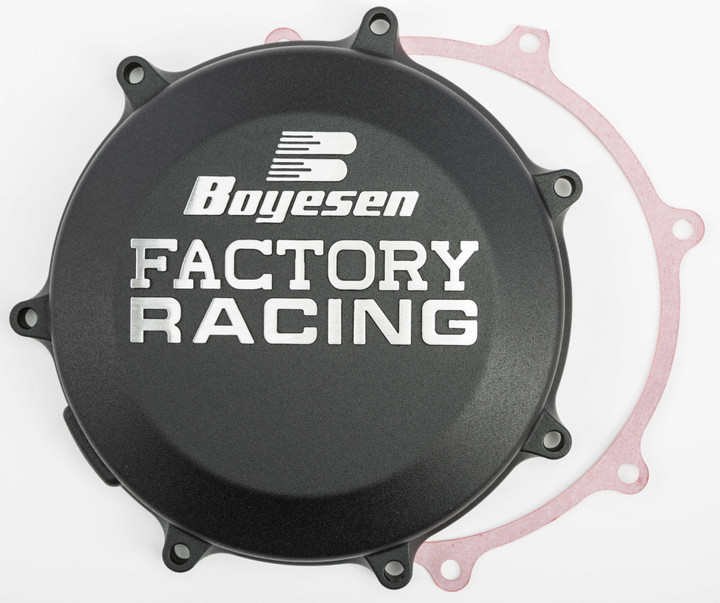 BOYESEN Factory Racing Clutch Cover Kaw Black CC-18CB