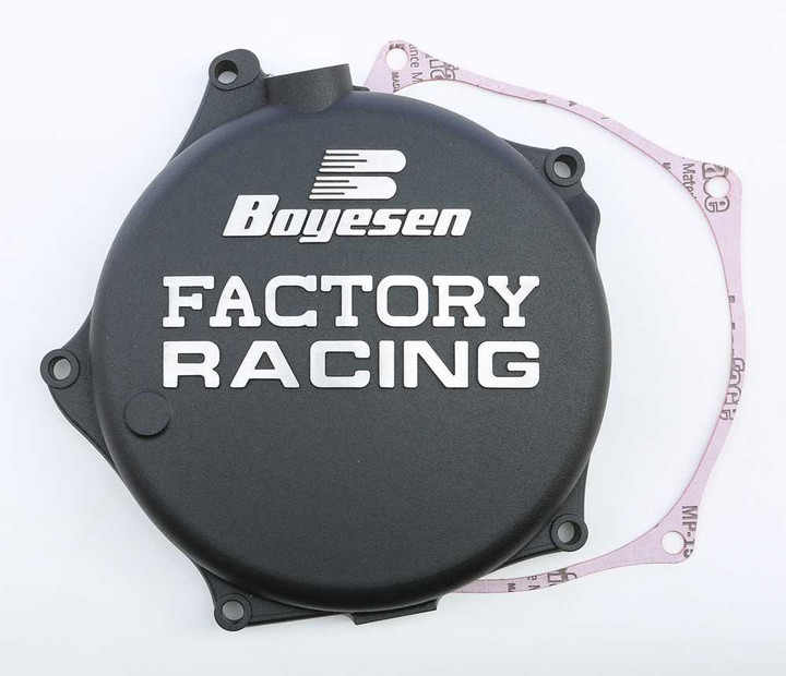 BOYESEN Factory Racing Clutch Cover Black CC-17AB
