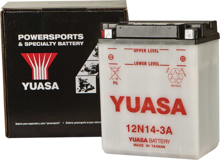 YUASA Battery 12N14-3A Conventional YUAM2241B