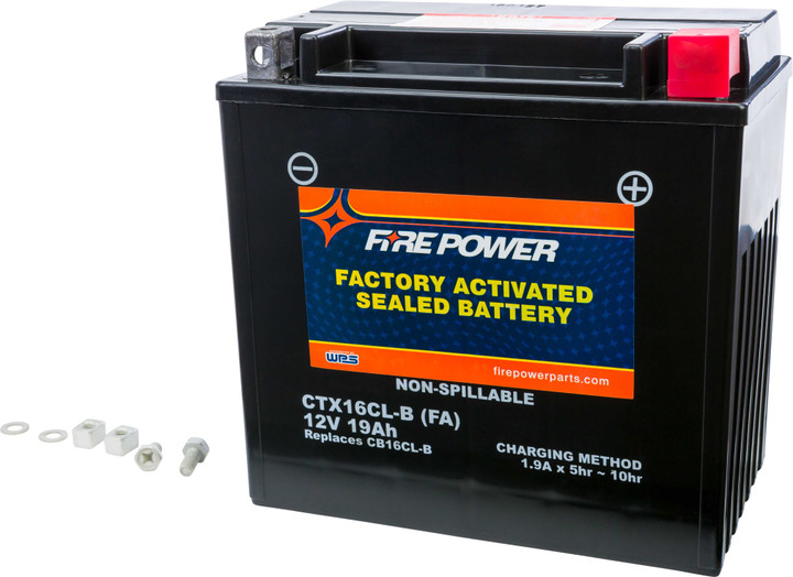 FIRE POWER Battery Ctx16Cl-B Sealed Factory Activated CT16CL-B-BS(FA)
