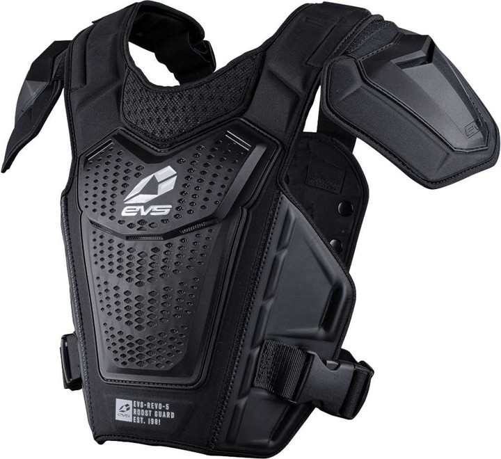 EVS Revo 5 Roost Defelctor Black/White Lg/Xl RV5-BK/WH-L/XL