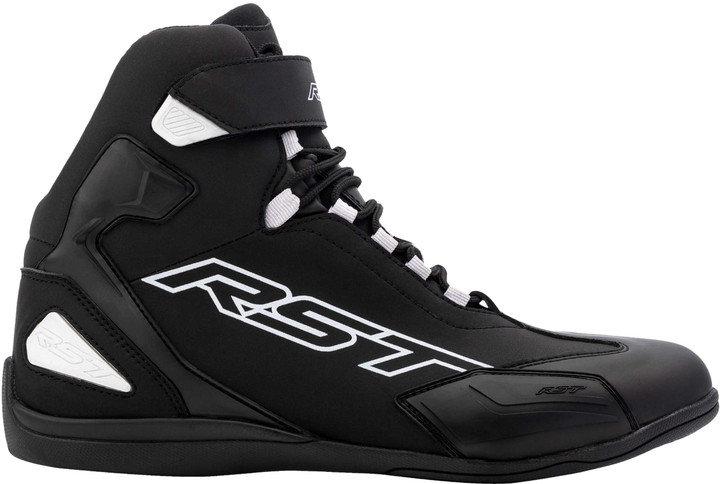 RST Sabre Moto Shoe Ce Boot Black / Black / White Sz 12 103053BLK-46